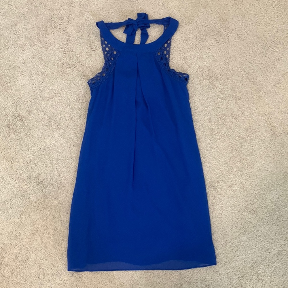 blue formal dress